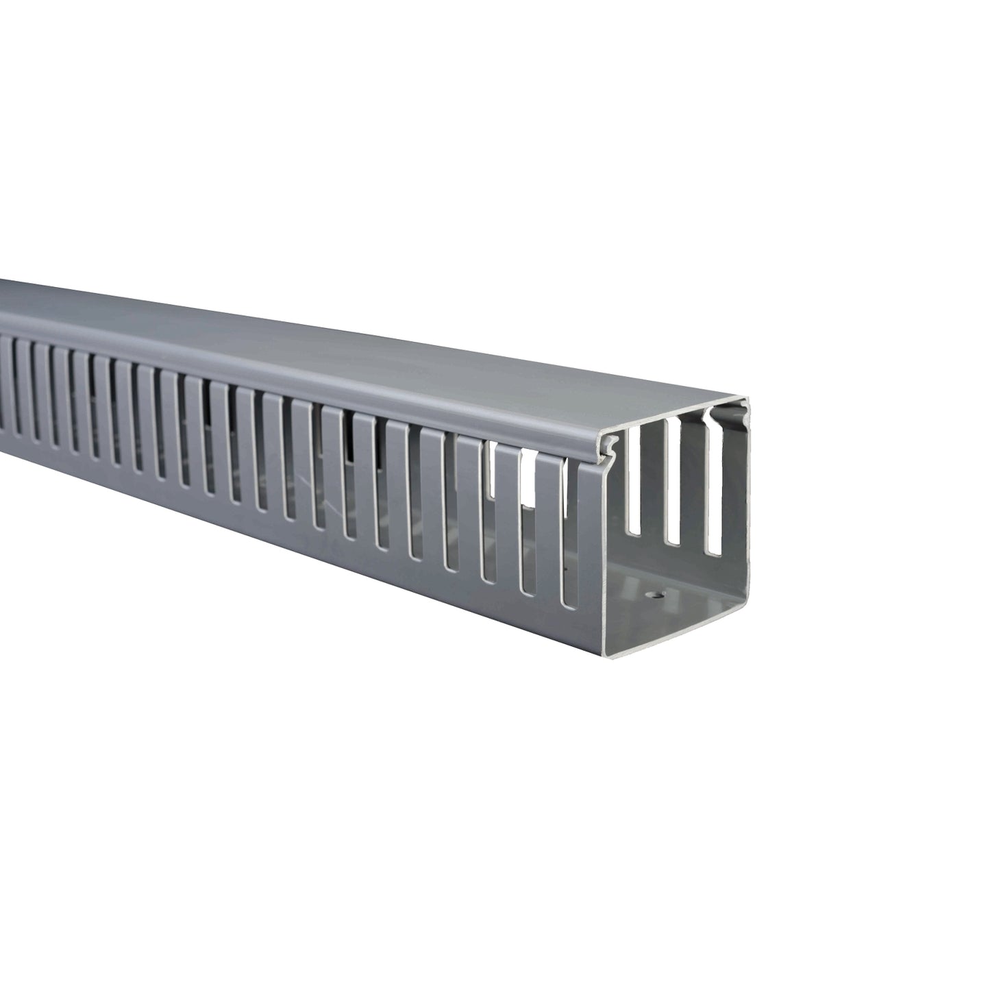 Canaleta Dexson Gris ranurada 80x80mm sin adhesivo