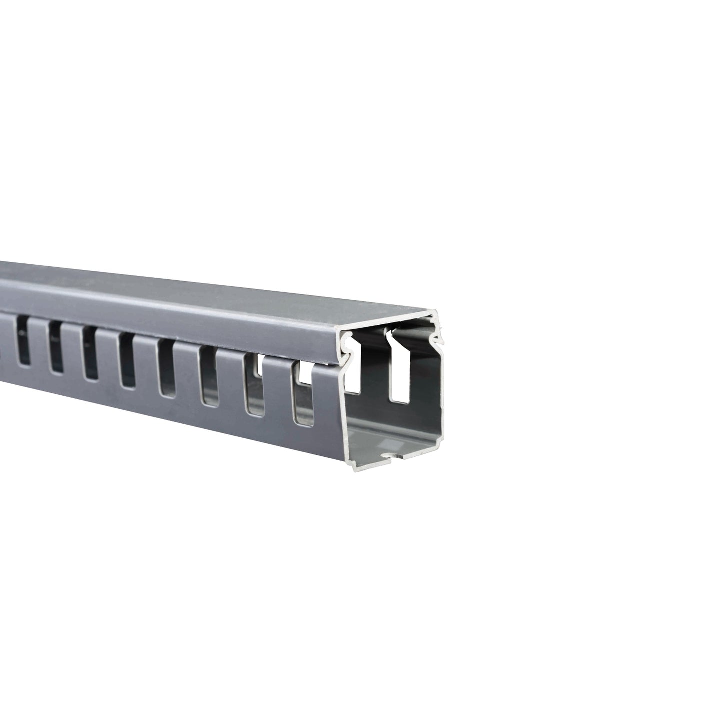 Canaleta Dexson Gris ranurada 40x40mm sin adhesivo