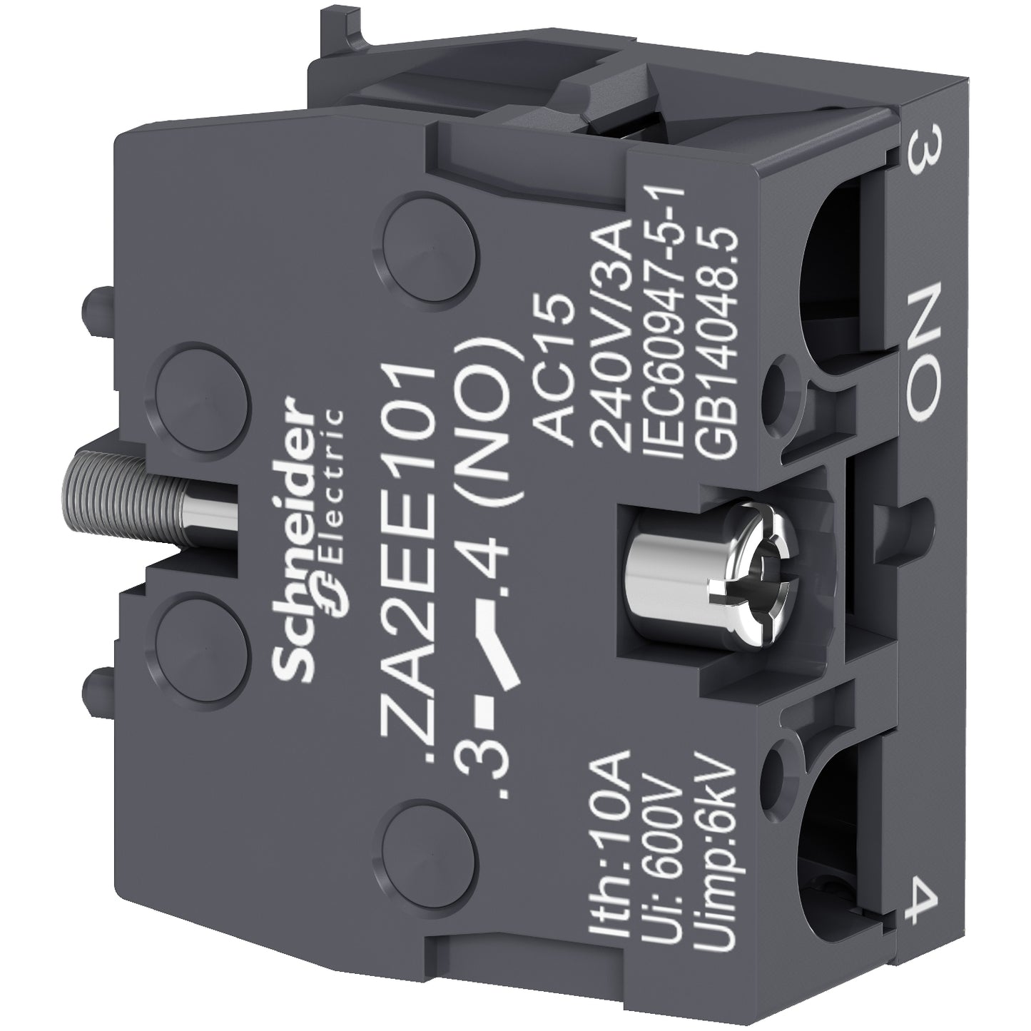 Bloque de contacto Easy Harmony XA2 – 1 NA, Faston