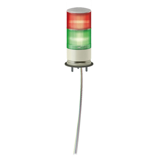 Baliza Monolítica XVG Ø60 mm Rojo/Verde – LED + Zumbador
