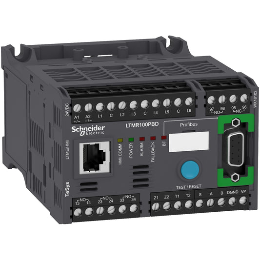Controlador de Motor TeSys T LTMR 5–100 A – Profibus, 24 V CC