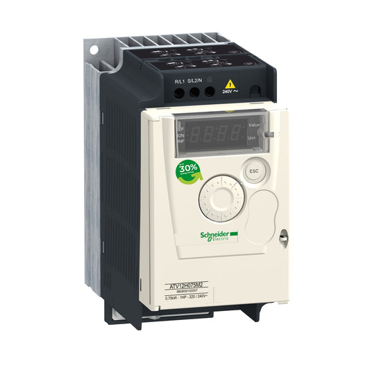 Variador de Velocidad ATV12 0,75 kW – 200 V 3 Fases, Disipador