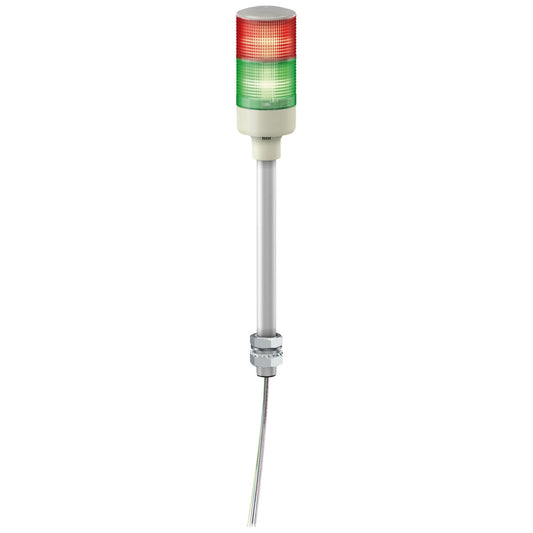Baliza Monolítica XVG Ø60 mm Rojo/Verde – Montaje en Tubo