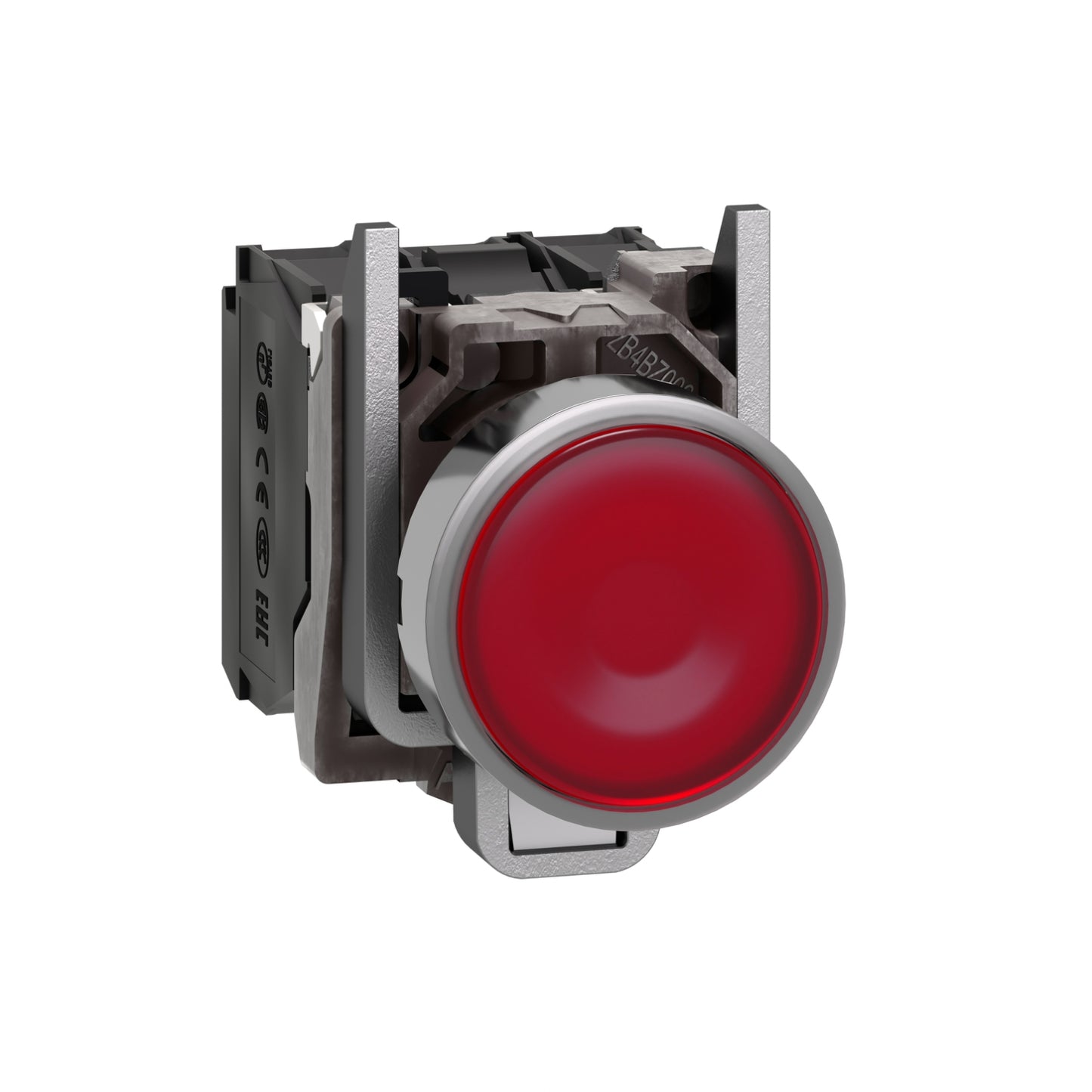 Pulsador Luminoso Rojo Ø22 mm 24 V – 1 NA + 1 NC