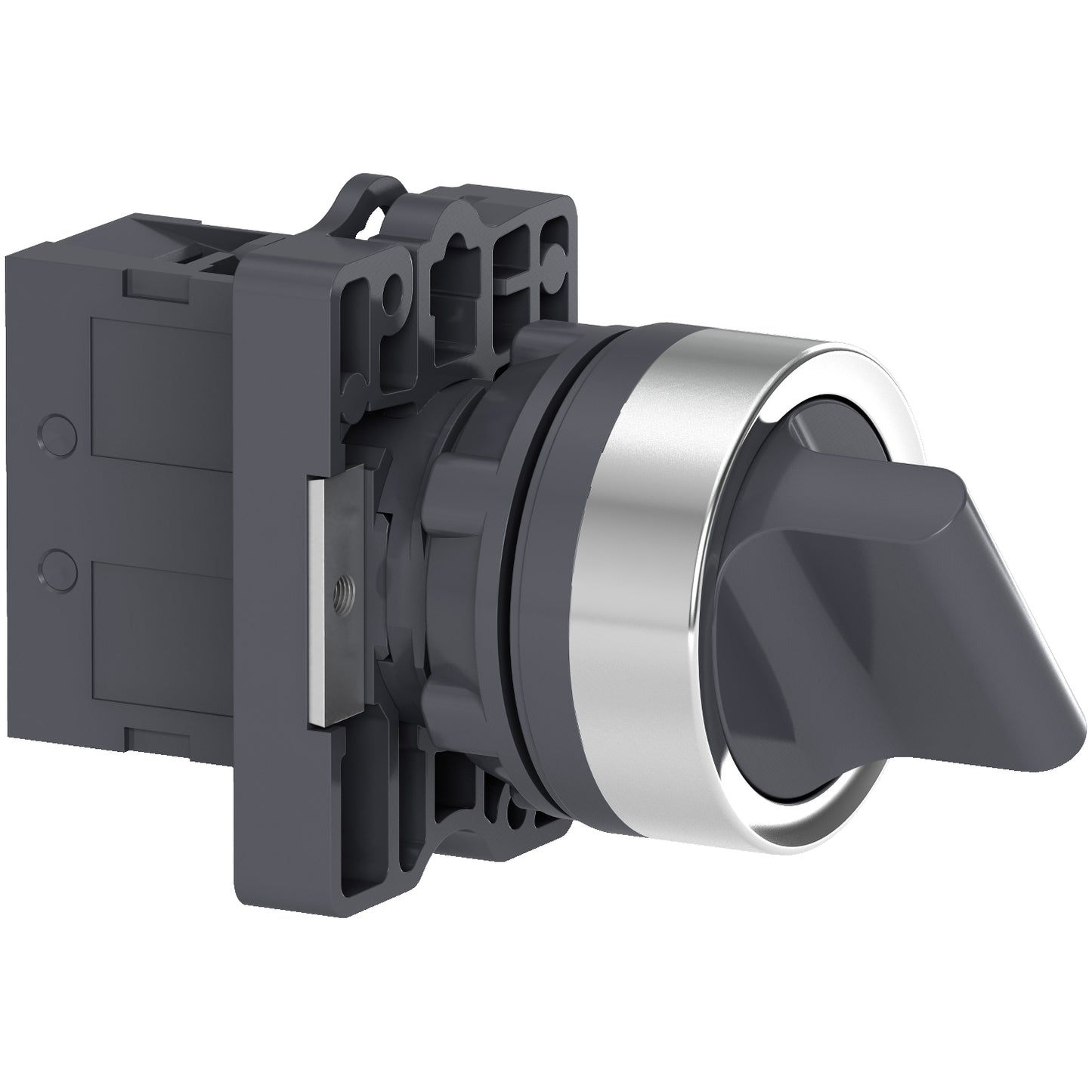Selector Ø22 mm Mango Estándar – 2 Posiciones, 1 NA