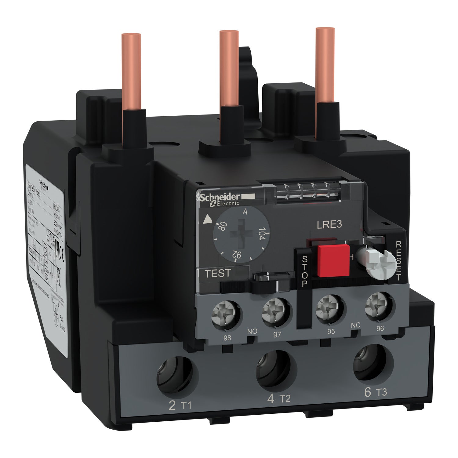 Relé Térmico EasyPact TVS LRE 80–104 A – Regulable