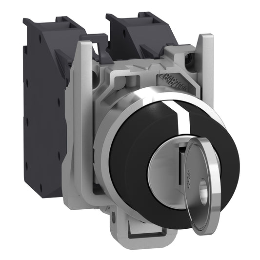 SELECTOR NO LUMINOSO CON LLAVE N› 455 NEGRA 2NO