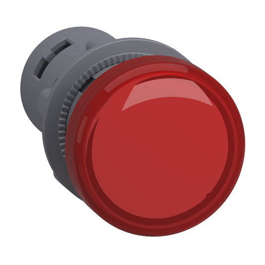 Luz Piloto Monolítica Easy Harmony XA2 Roja Ø22 mm LED 24 V CA/CC