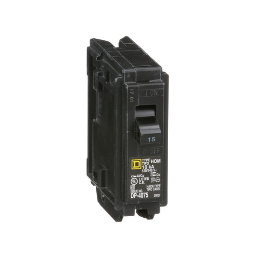 Interruptor Enchufable Homeline 1P 15A 10kA 120/240Vac