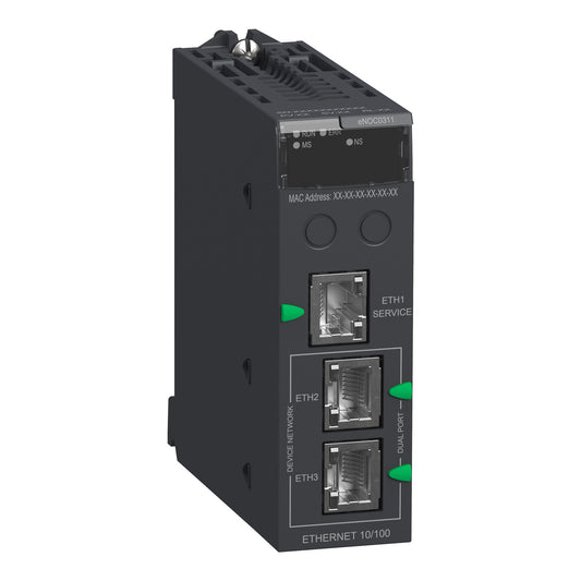 MÓDULO DE COMUNICACIÓN, MODICON M580, DIO  ETHERNET 3 PUERTOS ETHERNET