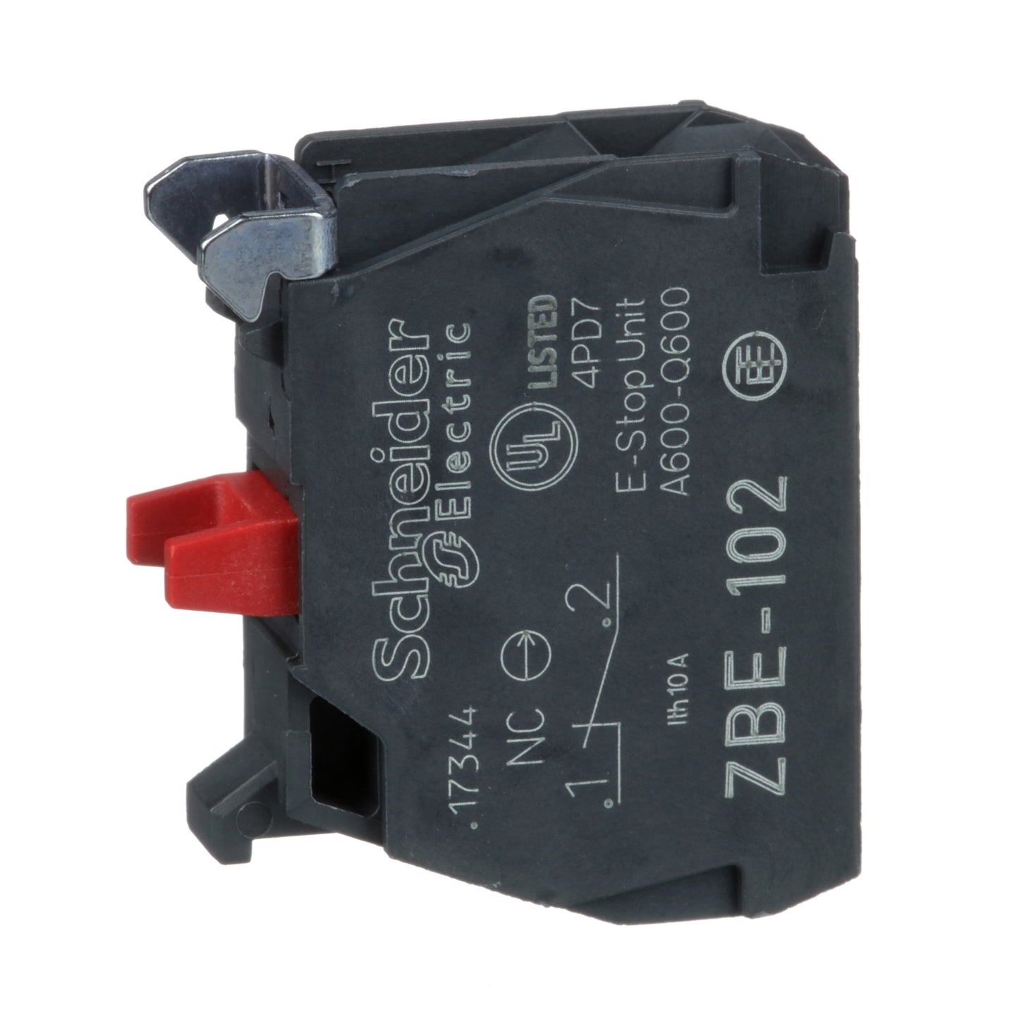 Bloque de contacto ZBE Ø22 mm – 1 NC