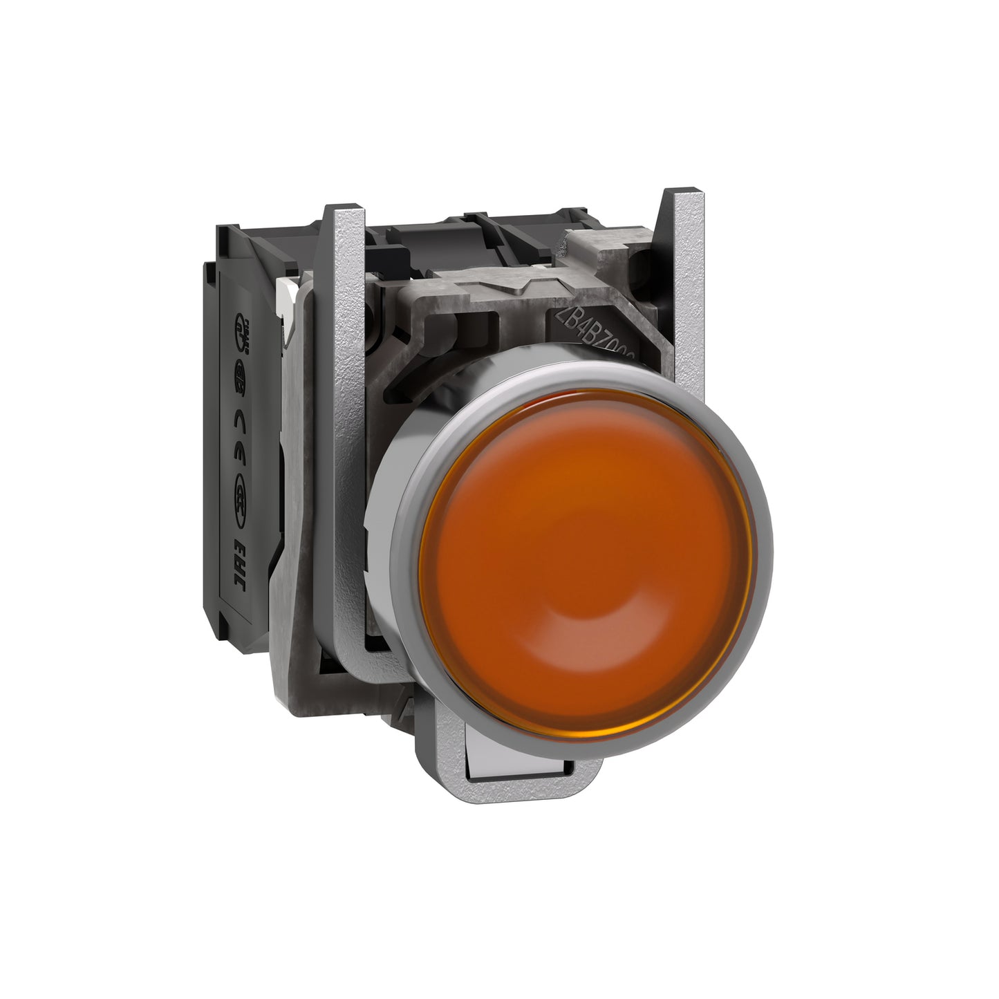 Pulsador Luminoso Amarillo Ø22 mm 240 V – 1 NA + 1 NC
