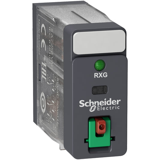 Relé de Interfaz Zelio RXG 2 CO – 120 V CA, 5 A, LED