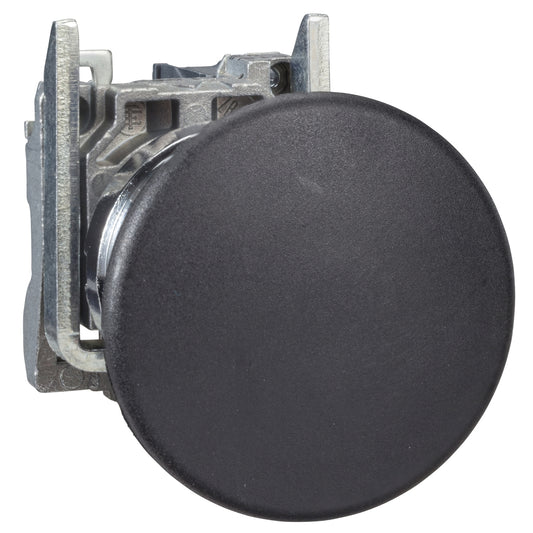 Pulsador Negro Ø22 mm Cabeza Redonda Ø40 mm