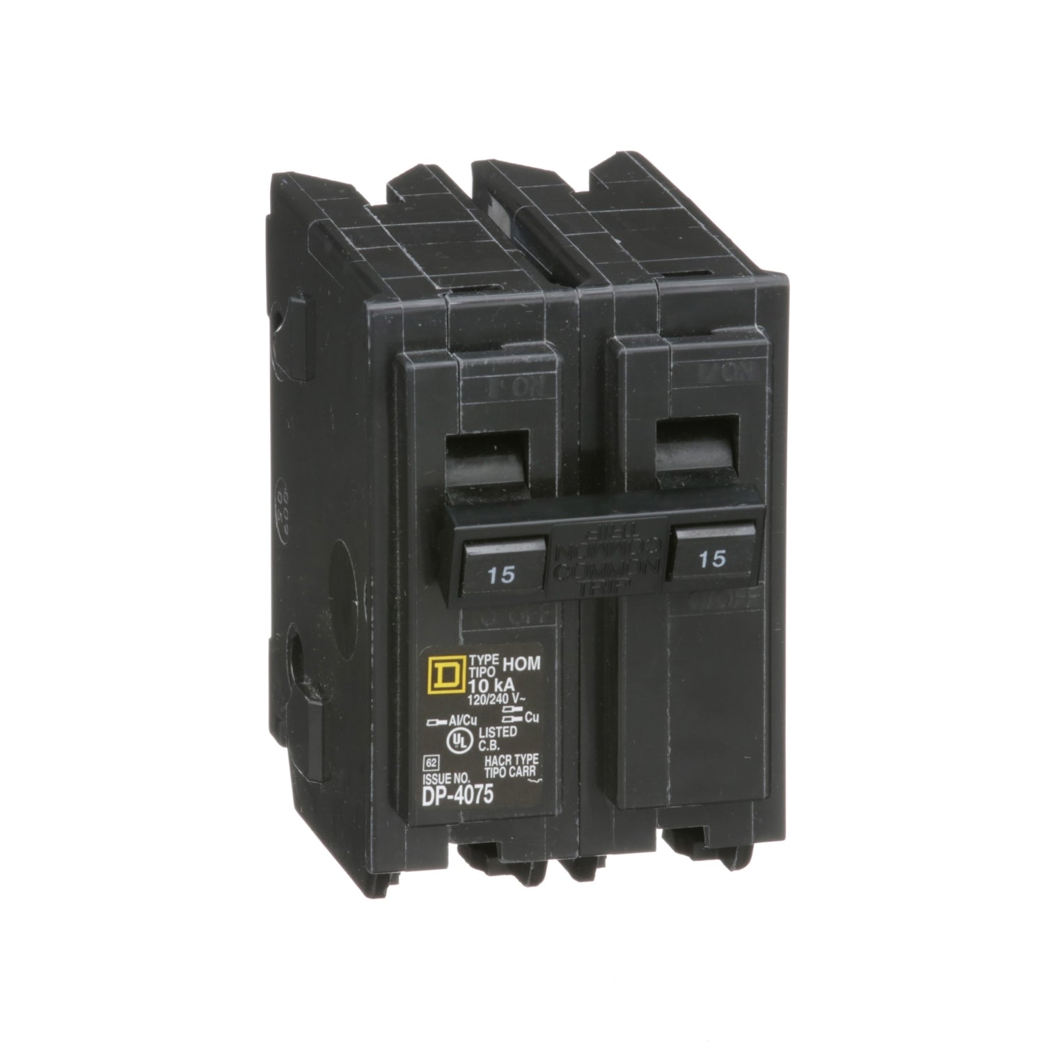 Interruptor Enchufable Homeline 2P 15A 10kA 120/240Vac
