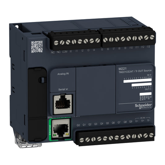 PLC Modicon M221 – 14 DI / 10 DO Transistor, Ethernet
