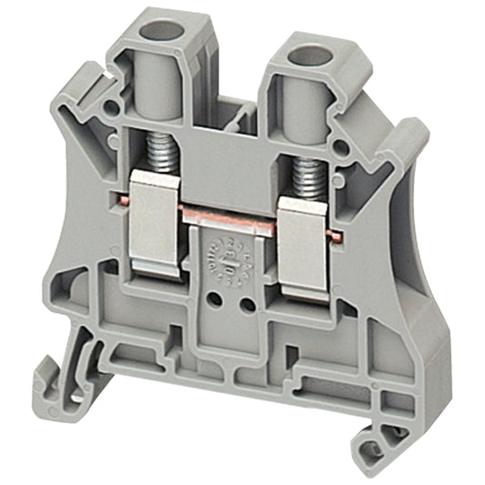 BORNE CONEX TORNILLO, 2PTS, 6MM² GRIS