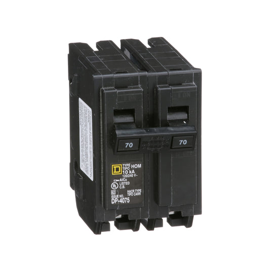 Interruptor Tándem Homeline 2 × 20 A – 120/240 VAC, 10 kA