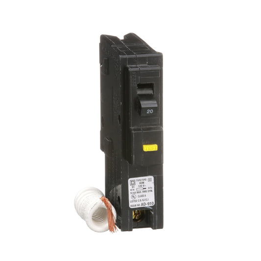 Interruptor enchufable Homeline 20A 1P 120 VAC 10kA GFCI 6mA
