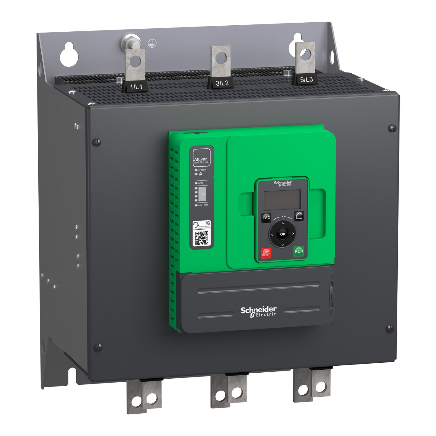 Arrancador Suave Altivar ATS480 210 A – 208–690V AC, Control 110–230V
