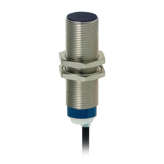 Sensor Inductivo XS6 M18 Sn 8 mm – 24–240 V CA/CC, Cable 2 m