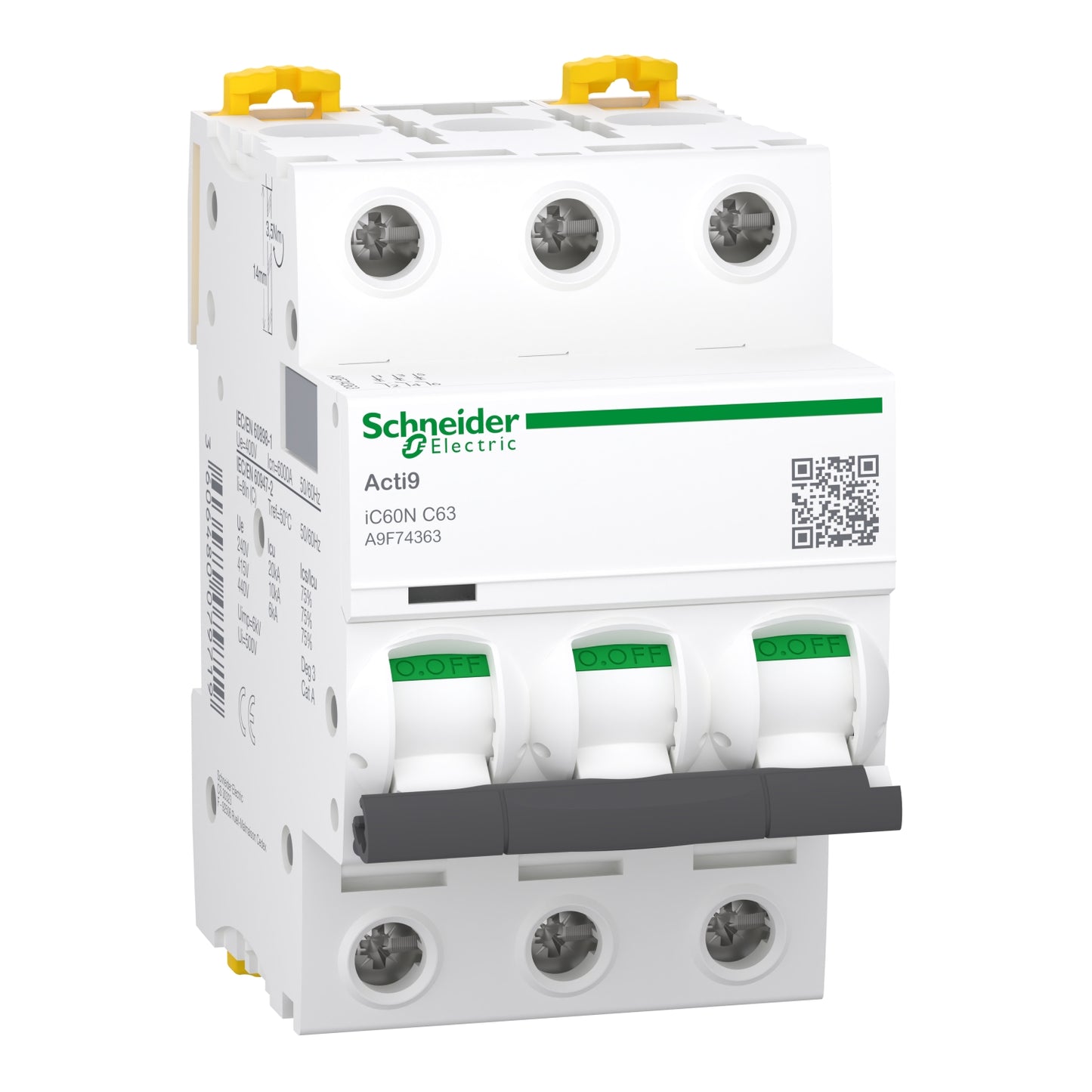 Interruptor Termomagnético Acti9 iC60N 1P 32 A Curva C