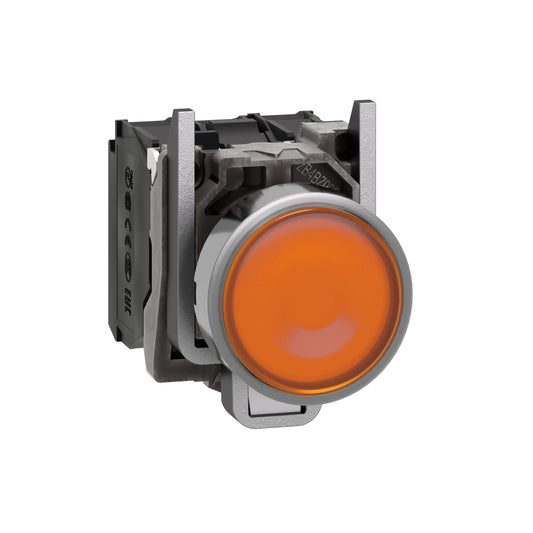 Pulsador Luminoso Amarillo Ø22 mm 24 V – 1 NA + 1 NC