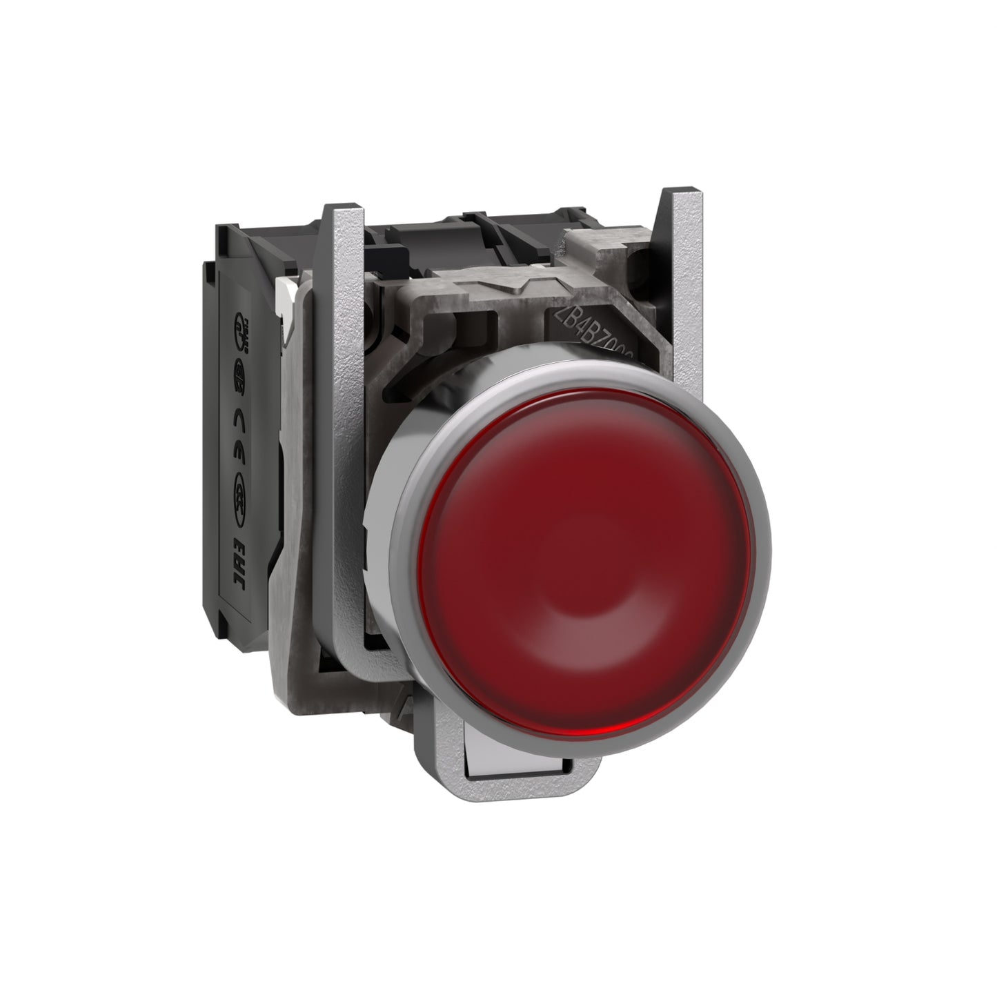 Pulsador Luminoso Rojo Ø22 mm 240 V – 1 NA + 1 NC