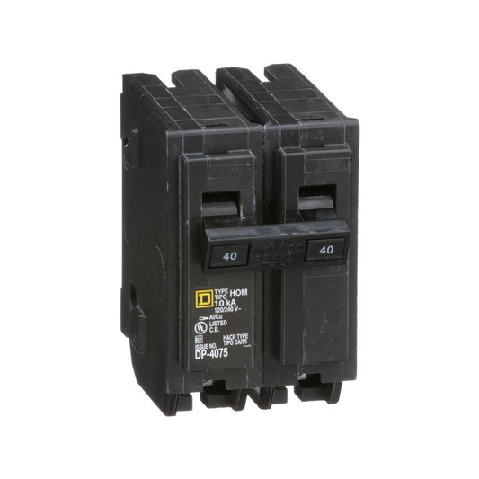Interruptor Enchufable Homeline 2P 40 A – 120/240 VAC, 10 kA