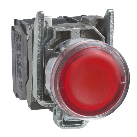 Pulsador Luminoso Rojo Ø22 mm 250 V – 1 NA + 1 NC
