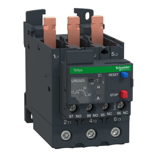 RELÉ TÉRMICO 17-25A. PARA ASOCIAR CON CONTACTORES LC1D40...95. EVERLINK