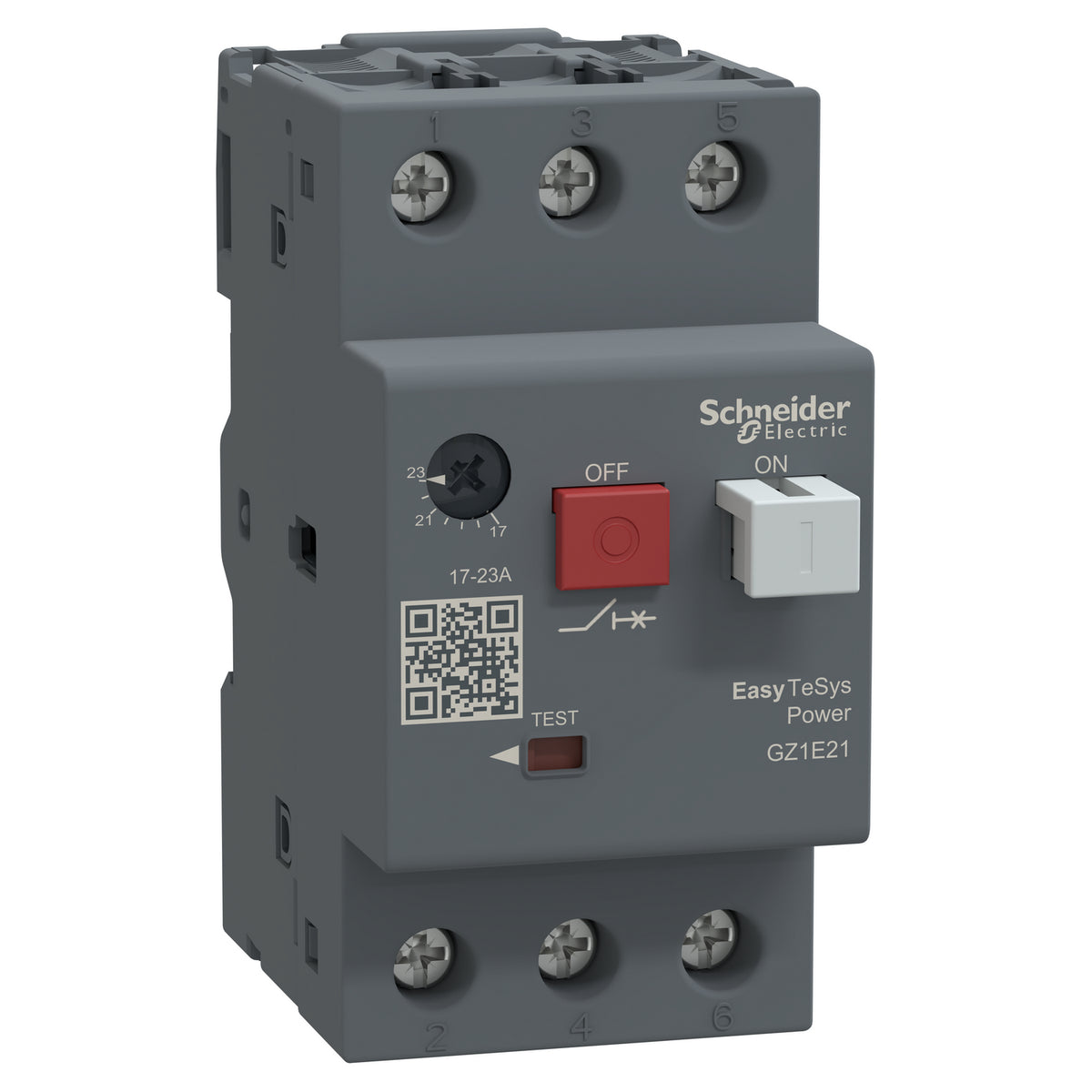 Guardamotor EasyPact TVS GZ1 17–23 A – 3P Regulable